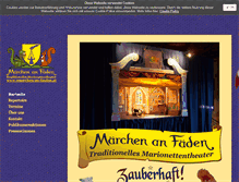 Tablet Screenshot of maerchen-an-faeden.at